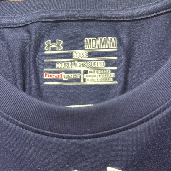 Under Armour Men's Navy Shirt - Picture 2 of 3